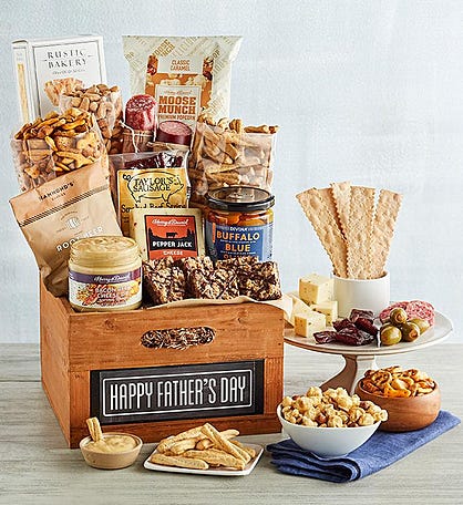 Deluxe Father's Day Chalkboard Crate